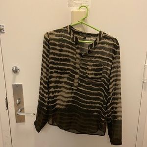 Love Stitch Long Sleeve Blouse